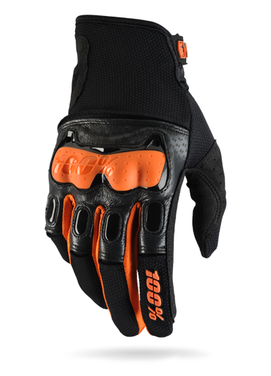 Мотоперчатки 100% Derestricted Glove Black/Orange