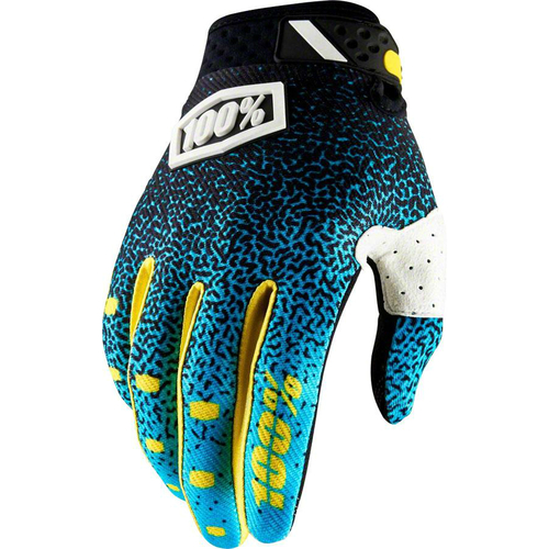 Мотоперчатки 100% Ridefit Glove Cyan/Black