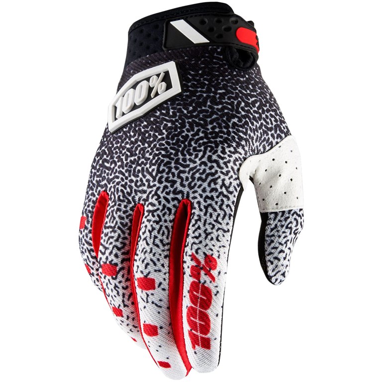 Мотоперчатки 100% Ridefit Glove Black/White