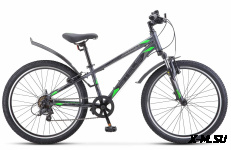 Велосипед STELS Navigator 400 V 24&quot; F020 (12&quot; серый/зеленый)