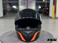Шлем интеграл HETOSHI XD1-89 цв. Черно-оранжевый р.XXL