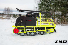 Мотобуксировщик Бурлак ХОЗЯИН-1 (капот ткань)