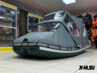 Ходовой комб. (носовой+основной) тент MISHIMO 390 FAMILY PRO/LITE/LITE DF тем.серый (7)