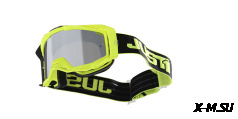 Очки для мотокросса JUST1 IRIS TRACK желтые/черные, тонированные