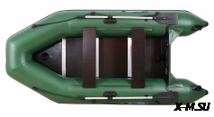 Моторно-гребная лодка ПВХ GLADIATOR A 280 ТК с фанерным дном