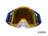 Очки мотокросс 100% XD3-25 коробка цв. оправы Оранжево-синий цв. стекла Оранжевый