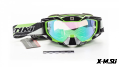 Очки Мотокросс NENKI NK-1015 салатовые