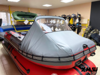 Носовой тент MISHIMO 380 RAPID, RAPID PRO т.серый