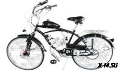 Велосипед 26&quot; с веломотором MATTIAS GH-32605C (колеса 26, движок 50 (ДВС))