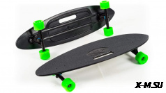 Скейтборд KROSTEK 31 пластик PC31 #1 черный