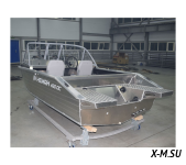 Алюминиевый катер WYATBOAT Неман-450DC NEW без покраски