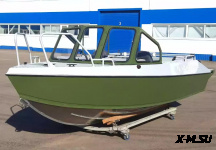 Алюминиевый катер WYATBOAT Неман-550 DC Pro