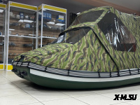 Ходовой комб. (носовой+основной) тент MISHIMO 390 FAMILY PRO/LITE/LITE DF кмф зеленый (6)