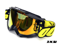 Очки кроссовые HX GOGGLES 100% BLACK