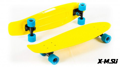 Скейтборд KROSTEK 27 пластик PC27 #1 желтый