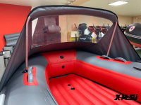 Носовой тент MISHIMO 370 FAMILY PRO/LITE/LITE DF т.серый