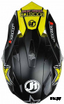 Козырек для шлема JUST1 J32 Youth Rockstar желтый/черный/белый
