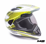 Шлем XP-14 А WHITE-FLUO-YELLOW