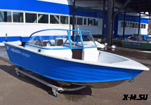 Алюминиевый катер WYATBOAT Неман-400 DCM