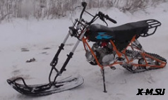 Зимний комплект (гусеница + лыжа) для Скаут-3