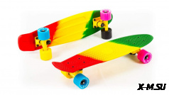 Скейтборд KROSTEK 22 пластик PC22 #3 Multicolor