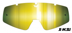 Стекло очков FLY RACING зеркальное/желтое Antifog