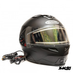 Шлем G-339  MATT BLACK + Зимний комплект ELECTRIC для шлема
